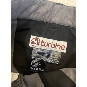 Turbine Mens Snow Pants Black Ski Snowboard Cargo Pockets Size Small S